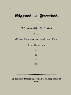 cover image of Eigenes und Fremdes